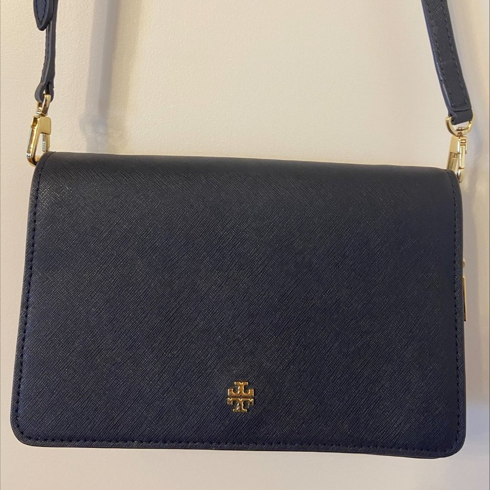 Tory Burch Navy Crossbody or Shoulder Purse